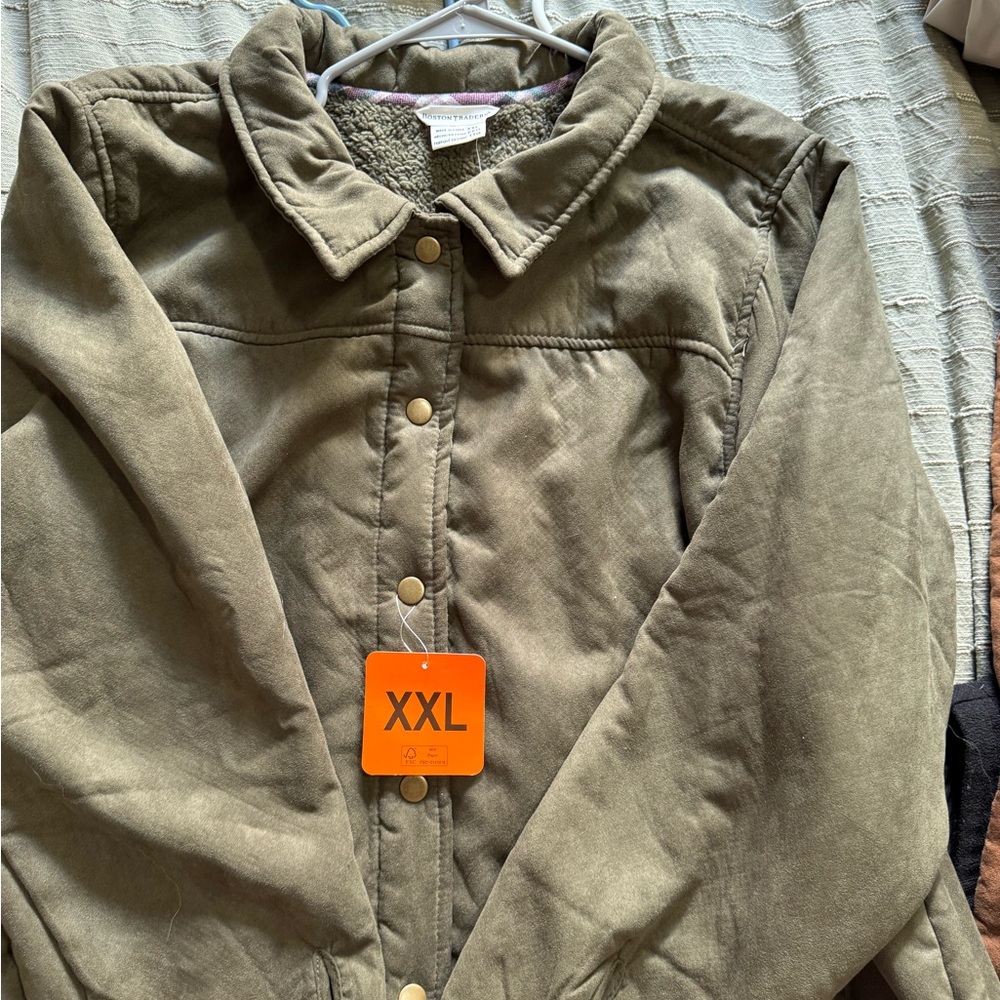 Boston Traders Olive Utility Jacket - XXL